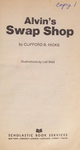 Cover of Alvin's Swap Shop