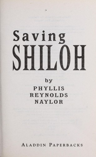 Cover of Saving Shiloh